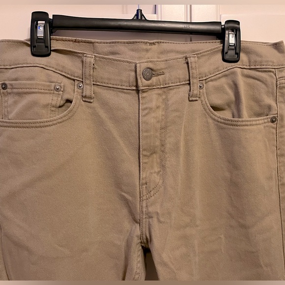 Khaki Levi Slim Jeans - Picture 2 of 6